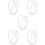 5Pcs White Faux Pearl Bag Chain Strap Durable Bag Extender Replacement 10