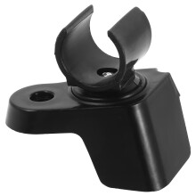 Porte-Lampe Casque Sécurité Nylon Acier Noir Usage Extérieur