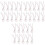30 Pcs Three-Pole Self-Excited Buzzer 35mm Piezo Disc With Leadwire 3