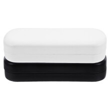 2Pcs PU Durable Glasses Storage Case Portable Hard Shell Eyewear Box