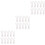 30 Pcs Three-Pole Self-Excited Buzzer 35mm Piezo Disc With Leadwire 5