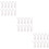 30 Pcs Three-Pole Self-Excited Buzzer 35mm Piezo Disc With Leadwire 9