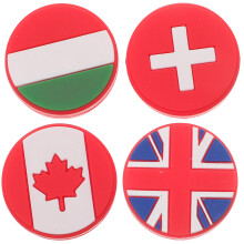 4Pièces Dampeners Silicone Couleurs Assorties Anti-Vibrations Tennis