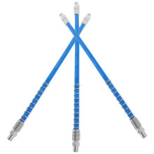 3Pièces Tuyau Flexible Graisse Bleu Résine Haute Pression Connecteurs