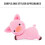 30Sets Bright Pink Plastic Nose for Stuffed Animals Craft Accessories 5