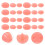 30Sets Bright Pink Plastic Nose for Stuffed Animals Craft Accessories 9