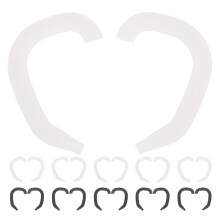 60Paires Supports Invisibles Oreilles Silicone Coloré Durable