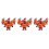 18Pièces Figurines Halloween Citrouilles Mini Wind-Up Safe ABS 7