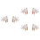 3 Pairs Crawler Stud Earrings Gift 6
