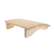 Accessoire Sauna Beige En Bois, Appui-TĂŞte Soutien