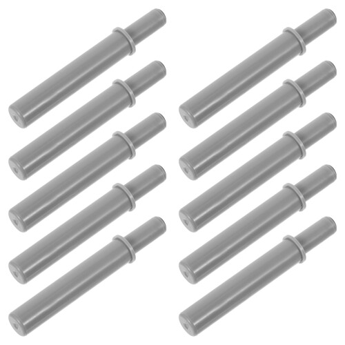 40Pcs Silver Plastic Slow Closing Trash Can Damper for Outdoor Use 1
