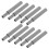40Pcs Silver Plastic Slow Closing Trash Can Damper for Outdoor Use 3
