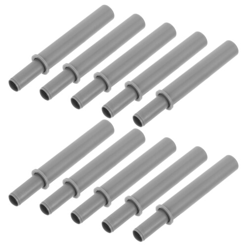 40Pcs Silver Plastic Slow Closing Trash Can Damper for Outdoor Use 2