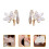 3 Pairs Crawler Stud Earrings Gift 10