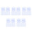 500Pièces Tampons Ventouses Doubles Faces Silicone Pour Table Verre 4