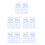500Pièces Tampons Ventouses Doubles Faces Silicone Pour Table Verre 6