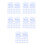 500Pièces Tampons Ventouses Doubles Faces Silicone Pour Table Verre 7