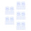 500Pièces Tampons Ventouses Doubles Faces Silicone Pour Table Verre 8