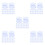 500Pièces Tampons Ventouses Doubles Faces Silicone Pour Table Verre 9