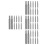 40Pcs Silver Plastic Slow Closing Trash Can Damper for Outdoor Use 9