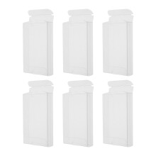 6Stk Schutzbox Kassettenhalter Transparent PVC Für Audiokassetten