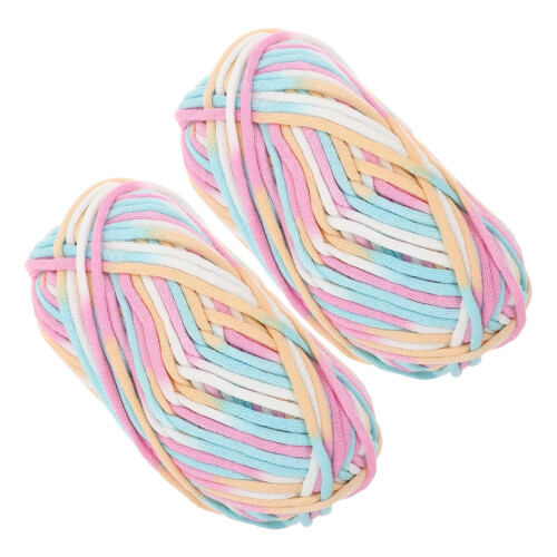 8Pièces Fil Coton Nylon , Laine Douce Pour Projets DIY 1