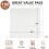 100 τεμάχια προκομμένα φύλλα χαρτιού Deli Wax 12x12", φυσική περγαμηνή Kraft για καλάθια 2