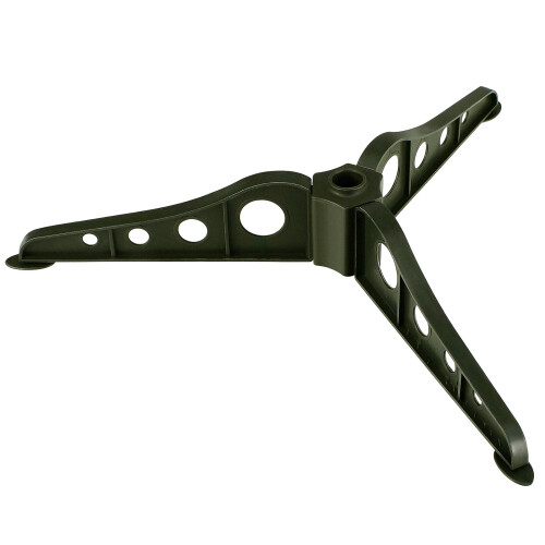 4Pcs Olive Green Artificial Tree Base ABS Stable Stand for Holiday Use 1