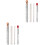 2Sets Refill Soapstone Marker Smooth Write Welding Chalk Holder Iron 5