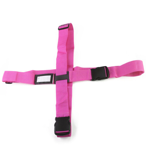 Sangle Valise Rose En PP Pour Usage Voyage Et Bagage Solide