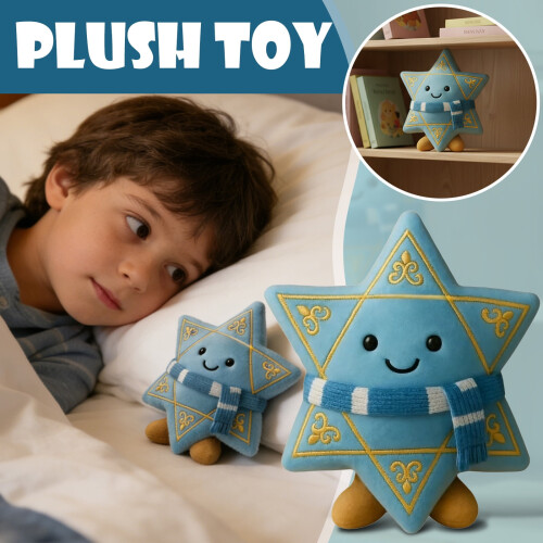 Star-shaped plush toy with scarf 1 piece 2