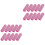 20Pcs Pink Nail Buffer for Shaping and Smoothing Nail Edges 3