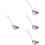 4Pcs Stainless Steel Kitchen Ladles Soup Spoons Metal Serving Utensils 8