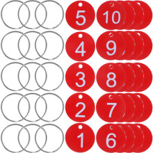 150Ensembles Étiquettes Numériques En Acier