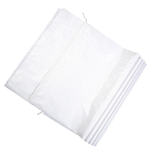 30Pcs White Plastic Woven Durable Double Sewn Bags for Packaging