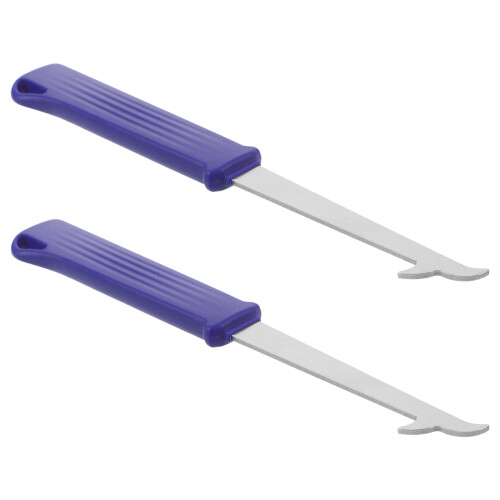 2Pièces Outils Nettoyage Bleus Manche Ergonomique