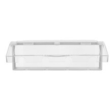 3Pièces Boîtier Étanche 4-Sockets Adhésif Design Compact Transparent
