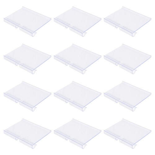 210Pièces Porte-Étiquette Prix PVC Pour Rayons Commerce