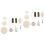 20Pcs Rust-Proof Polishing Wheels White Grinding Cloth Wheels Set 5