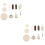 20Pcs Rust-Proof Polishing Wheels White Grinding Cloth Wheels Set 7