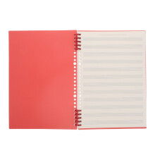Rood Papier Schrijfboek Vijflijnig Losbladig Noteerboek