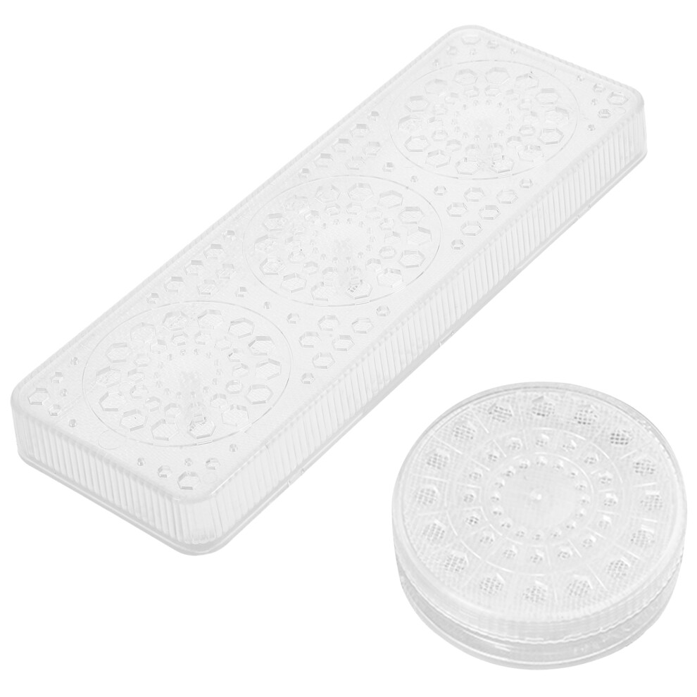 Vaguelly 8Pcs Portable Round Plastic Cigar Humidifiers Moisture Control Box