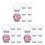24Pcs DIY Snow Globe Craft Kit Clear Plastic Globe with Aluminum Top 9
