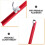 Red Aluminum Circular Saw Guide Rail Base for Precise Wood Cutting 8