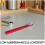 Red Aluminum Circular Saw Guide Rail Base for Precise Wood Cutting 9