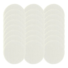 600Pcs Soft Cotton Aroma Pads Refillable Essential Oil Necklace Pads
