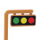 Gule trafikkskiltmodeller veibygging 2 sett 3