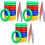 36Pcs Assorted Color Child Leash Walking Ropes for Kindergarten Safety 8