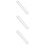 3Pcs White Acrylic Coffee Display Rack Heavy Duty Storage Holder 10