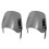 2Pcs Black Motorcycle Windshield ABS Iron Wind Deflector for Motorbike 4